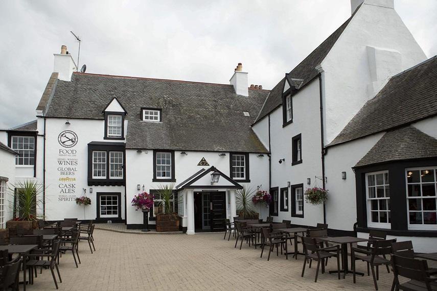The Cross Keys Hotell Peebles Eksteriør bilde